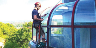 Windows cleaning and washing