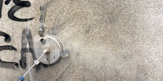 Graffiti cleaning